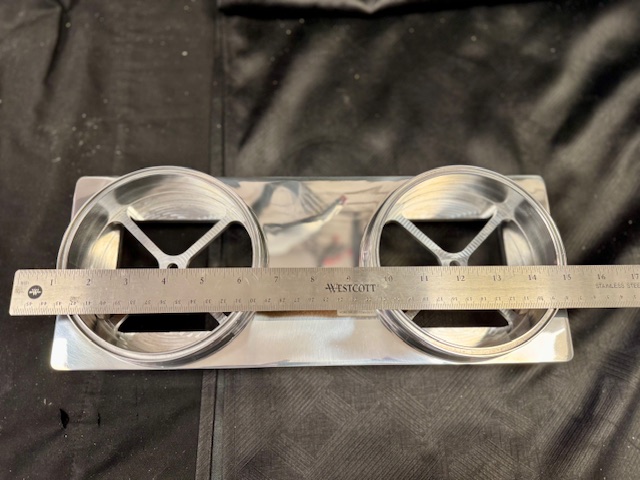 HATCARB DUAL 4150 Adapter For Enderle Injector Hat. Sideways Mount